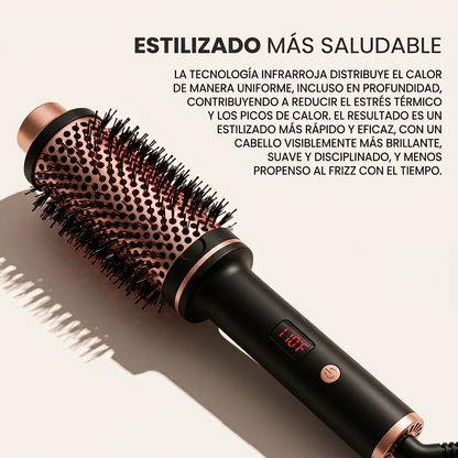 Rociella Volumen | Cepillo térmico redondo para volumen y ondas